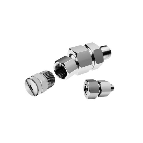Hydraulikanschluss - ZRA series - PNR Italia - Einschraub / Edelstahl / außen