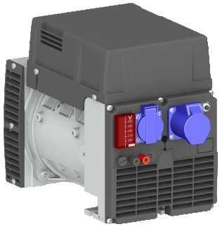 Einphasige Lichtmaschine - M 100 series  - Nuova Saccardo Motori - bürstenlos / zweipolig / Industrie