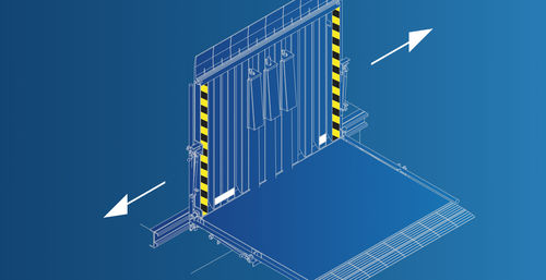 Automatische Überladebrücke - PPVA - Promstahl WorldWide - vertikal