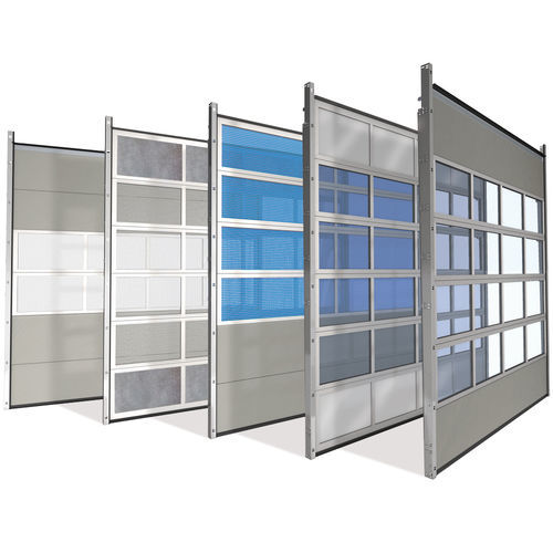 Sektionaltor - ALU 40 - Promstahl WorldWide - Kunststoff / Glas / Industrie