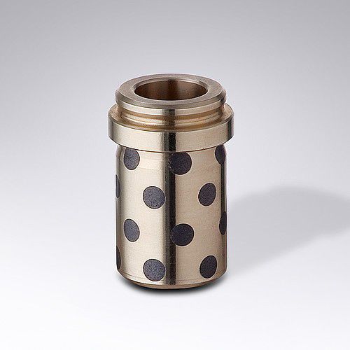 Führungsbuchse / glatt mit Kugelkäfig - 2087.70. series - FIBRO GmbH - Bronze