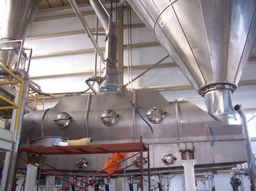 Wirbelschichttrockner - ICF & WELKO - kontinuierlich / Pressbank / Vibration