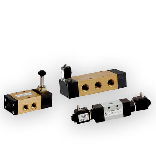 Pneumatik-Wegeventil / Schieber - 400 series - PNEUMAX - pneumatisch gesteuert / magnetbetrieben / direktgesteuert