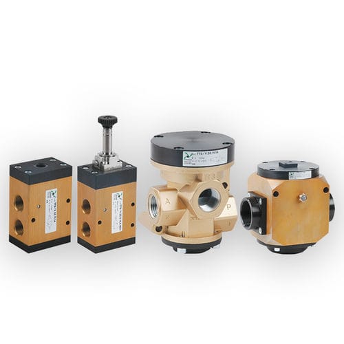 Pneumatik-Wegeventil / mit Klappe - 7 series - PNEUMAX - pneumatisch gesteuert / magnetbetrieben / steuerbar