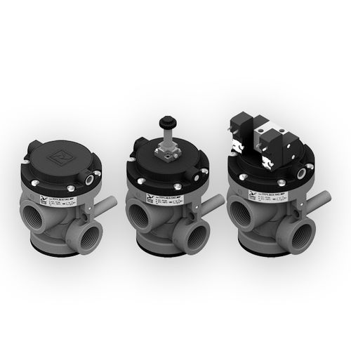 Pneumatik-Wegeventil / mit Klappe - T771 series - PNEUMAX - magnetbetrieben / steuerbar / 3/2-Wege