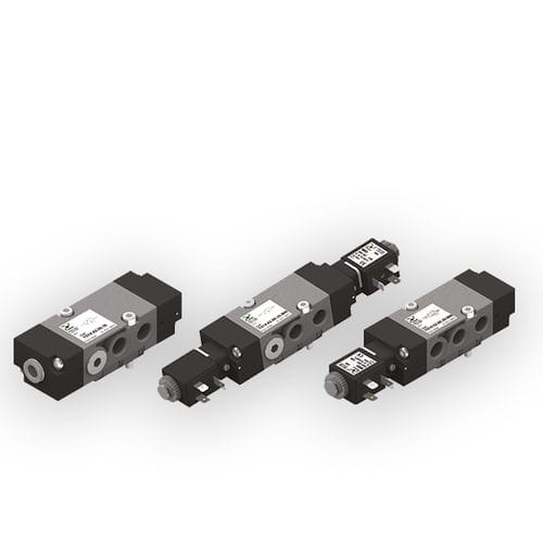 Pneumatik-Wegeventil / mit Klappe - T514  - PNEUMAX - pneumatisch gesteuert / mit elektrischer Bedienung / 4/2