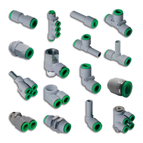 Druckluftanschluss - TECNO-RAP  - PNEUMAX - Push-in / Technopolymer