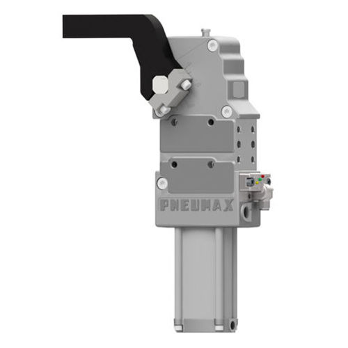 Pneumatisch gesteuerte Spanneinheit - HE2 series - PNEUMAX - zur maschinellen Fertigung / für Werkstücke / Flansch