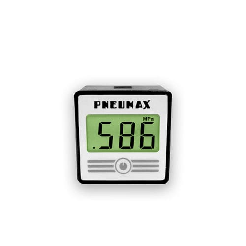 Digitales Manometer - DS series - PNEUMAX - Flansch / für Schalttafelmontage / wandmontiert