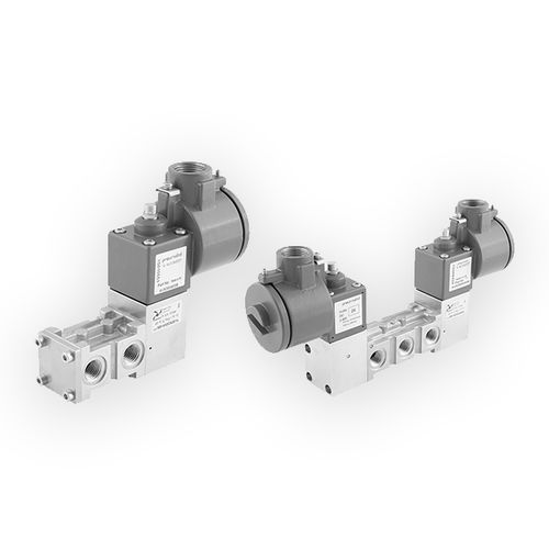 Direktgesteuertes Magnetventil - Steel line series - PNEUMAX - 5-Wege / Luft / für Erdgas