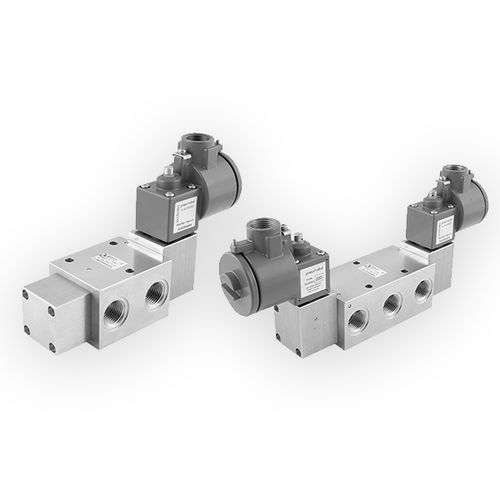 Direktgesteuertes Magnetventil - SS12 series - PNEUMAX - 5-Wege / Luft / für Öl
