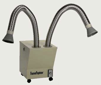 Mobile Rauchabzugsanlage - FumeFighter® - Air Quality Engineering - Löt / Patronen / mit HEPA-Filter