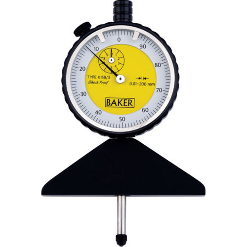 Tiefenlehre mit Zifferblatt-Anzeige - K158/0, K158/3 - Baker Gauges India Private Limited