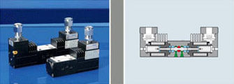 Magnetbetriebenes Pneumatik-Wegeventil - ATOS - 4-Wege / für extreme Bedingungen / proportional
