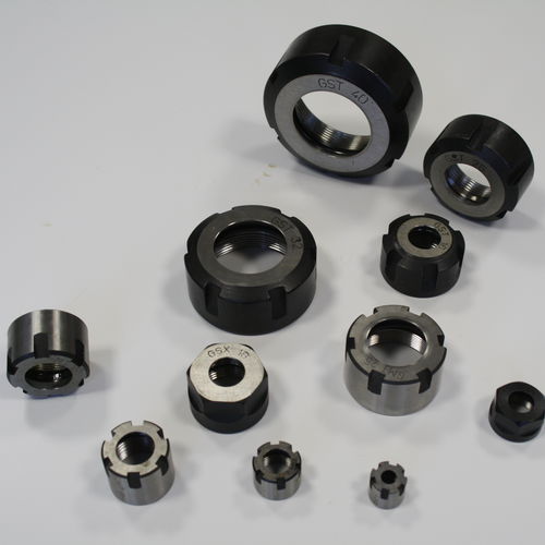 Sicherungsmutter - GMT, WGMT series - Nuova Bellodi TIBI - Stahl / für Spannzange