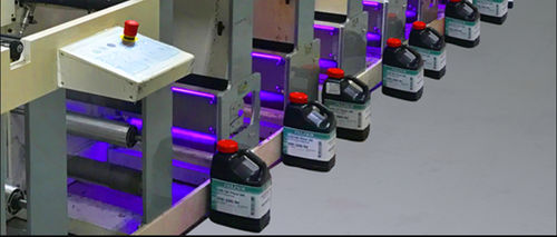 Tinte für Etiketten - 300 Series - Fujifilm NDT Systems - schwarz / mit UV-Trocknung / LED-härtend