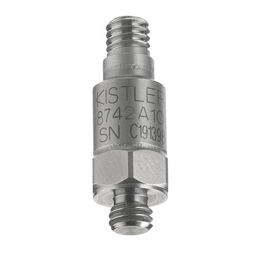 Unilaxialer Beschleunigungsmesser - 8742A series - KISTLER - Quarz / Schub / mit integrierter Elektronik