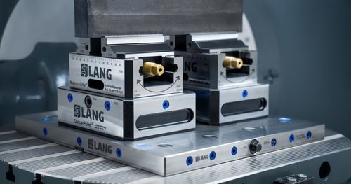 Nullpunktspannsystem für Werkzeugmaschinen - Quick•Point® - LANG Technik - modulare Aufspannplatte / Mehrfachspannsystem / Hochpräzision