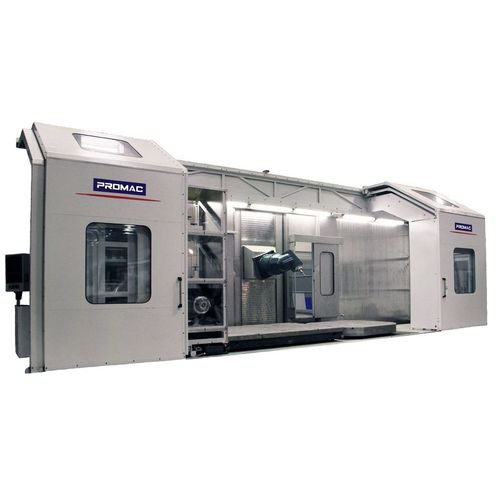 CNC-Bearbeitungszentrum / 5-6 Achs - ETESIAN HMC - Promac S.r.l. - 4-Achs / horizontal / Fahrständer