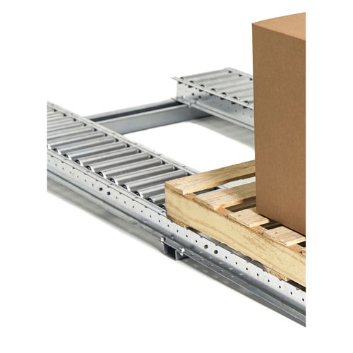 Warenlager-Regal - pallet track - UNEX Manufacturing - dynamisch / verstellbar / für mittelschwere Lasten