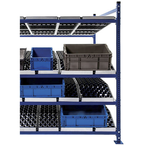 Picking-Regal - flow cell - UNEX Manufacturing - dynamisch / modular / verstellbar