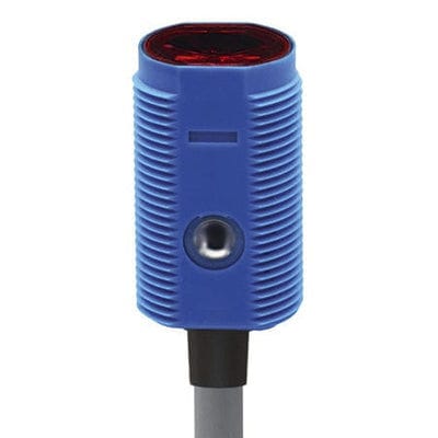 Optoelektronischer Sensor / Einweg - LLR-M18PA-NMK-101 - CONTRINEX - zylindrisch / LED / kompakt