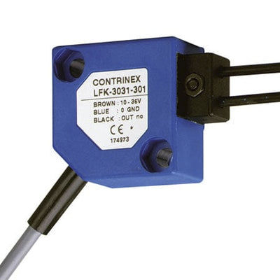 Optoelektronischer Sensor / mit Hintergrundausblendung - LFK-3031-301 - CONTRINEX - kubisch / LED / mit integriertem Verstärker