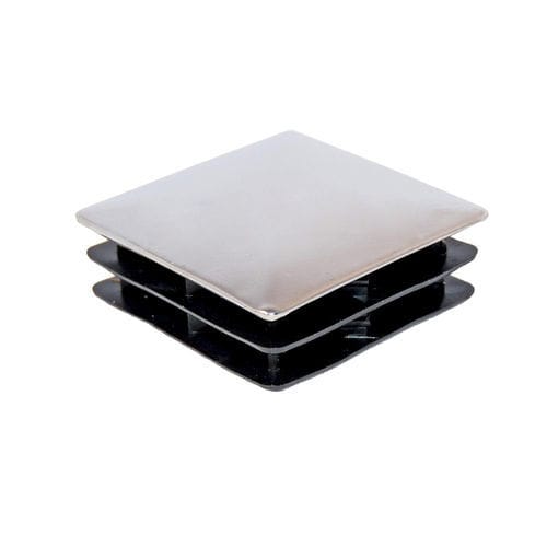 Quadratische Endkappe - ILQC series - PANOZZO Srl - gewindelos / Polyethylen / Chrom
