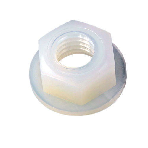 Sechseckige Mutter - DFL series - PANOZZO Srl - Flansch / Nylon / Gewinde