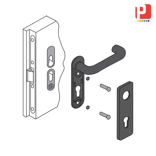 Rohrförmiger Griff - MANTF11 series - PANOZZO Srl - Polypropylen / oval / rechteckig