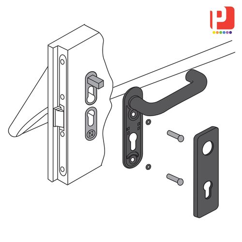 Rohrförmiger Griff - MANTFAP series - PANOZZO Srl - Notfall / Stahl