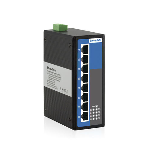 Ethernet-Switch / 8 Ports - ES208G - 3onedata Co.,Ltd. - unmanaged / Gigabit-Ethernet / Netzwerkschicht 2