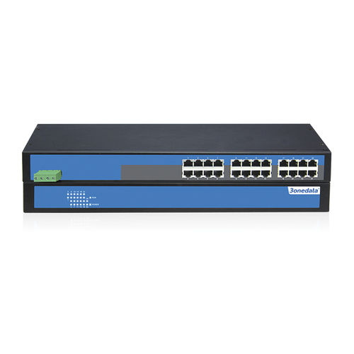 Ethernet-Switch / unmanaged - ES1024 - 3onedata Co.,Ltd. - 24 Ports / Netzwerkschicht 2 / auf Rack