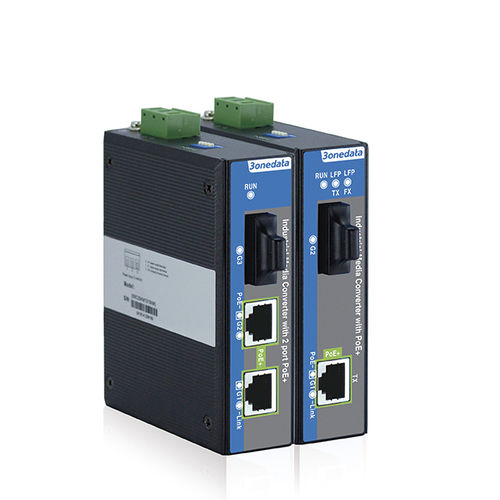 Medienwandler - IPMC100 Series - 3onedata Co.,Ltd. - Gigabit-Ethernet / Industrie / PoE