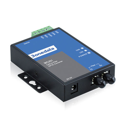 Kommunikationswandler - MC201 - 3onedata Co.,Ltd. - LWL / CAN / für automatische Kontrolle