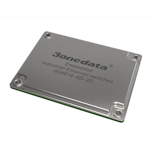 Ethernet-Schaltermodul / managed - IEM618-4D-2C - 3onedata Co.,Ltd. - 8 Ports / Netzwerkschicht 2 / embedded