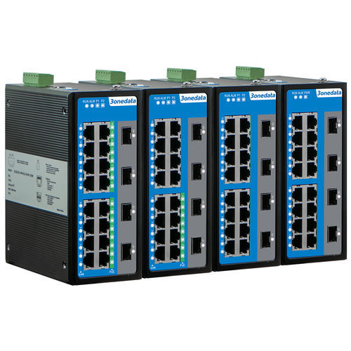 Ethernet-Switch / unmanaged - IES2220 Series - 3onedata Co.,Ltd. - 20 Ports / Gigabit-Ethernet / Netzwerkschicht 2