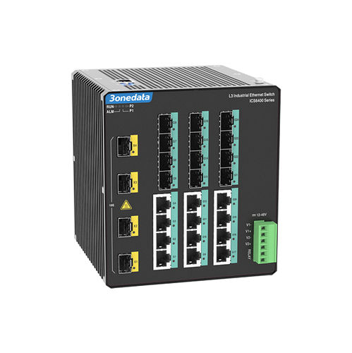 Ethernet-Switch / managed - ICS6400-12GT12GS4XS - 3onedata Co.,Ltd. - 28 Ports / Gigabit-Ethernet / Netzwerkschicht 3