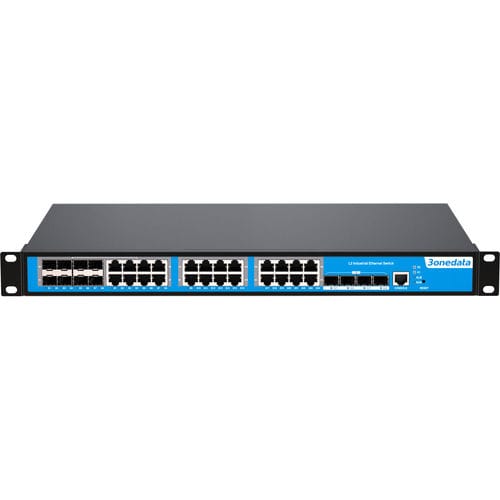 Ethernet-Switch / managed - IES5328 Series - 3onedata Co.,Ltd. - 28 Ports / Gigabit-Ethernet / Netzwerkschicht 2