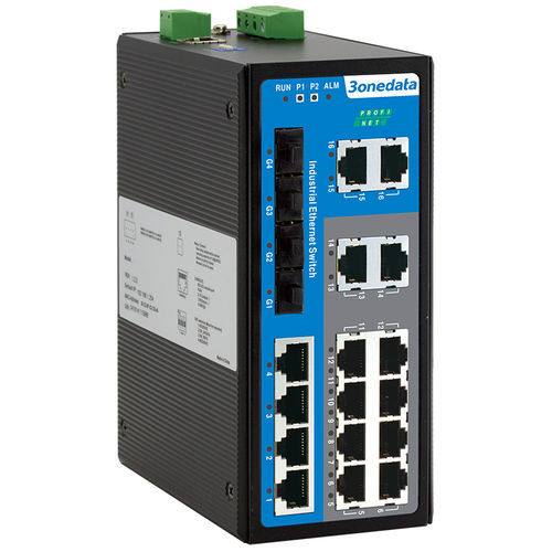 Ethernet-Switch / managed - IES6200-PN-16T4GS-2P48 - 3onedata Co.,Ltd. - 20 Ports / Netzwerkschicht 2 / Gigabit-Ethernet
