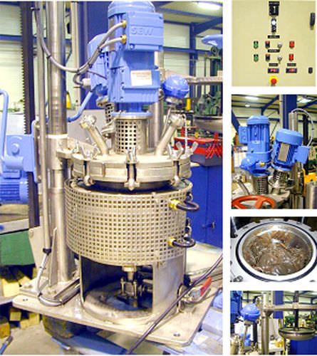 Wärmendes Becken - MISSENARD-QUINT INDUSTRIES - Metall / mit Rührer / vertikal