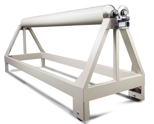 Wagen zum Aufrollen - A-FRAME - Comatex Textile Machinery - Metall / für Rollen