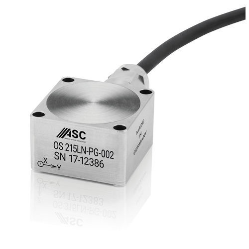 2-achsiger Beschleunigungsmesser - ASC OS-215LN-PG - ASC - kapazitiv / geräuscharm / IP68