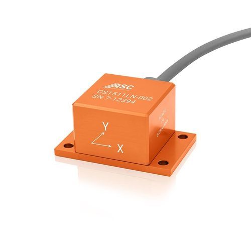 2-achsiger Beschleunigungsmesser - ASC CS-1511LN - ASC - kapazitiv / MEMS / zur durchgängigen Strukturüberwachung