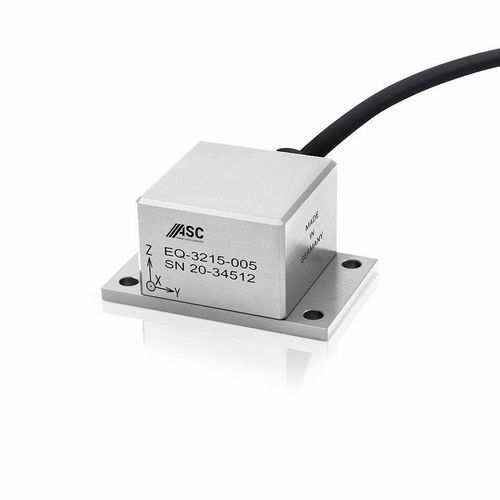 Dreiachsiger Beschleunigungsmesser - ASC EQ-3215 - ASC - MEMS / kapazitiv / analog