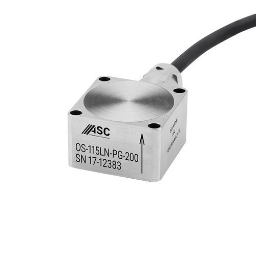 Unilaxialer Beschleunigungsmesser - ASC OS-115LN-PG - ASC - MEMS / kapazitiv / geräuscharm