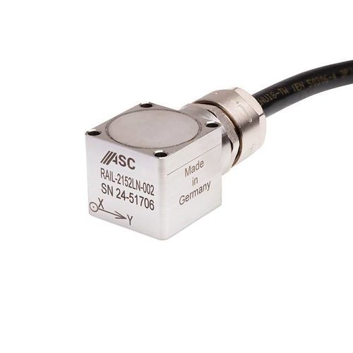2-achsiger Beschleunigungsmesser - ASC RAIL-2152LN - ASC - kapazitiv / MEMS / analog
