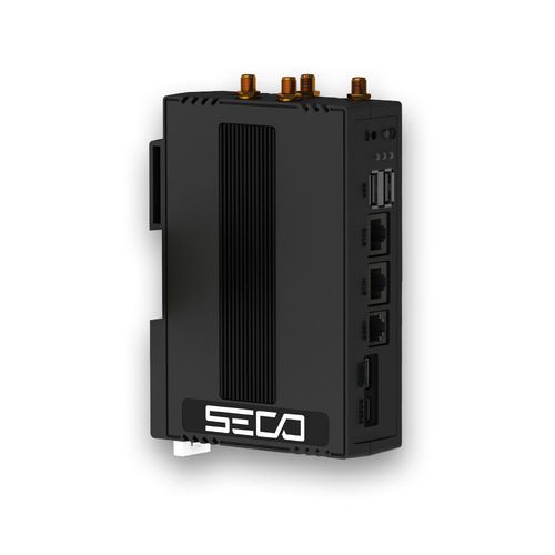 Edge-PC - Modular Link MX93 - SECO - für DIN-Schiene / ARM® Cortex®-A55 Quad-core / LPDDR4