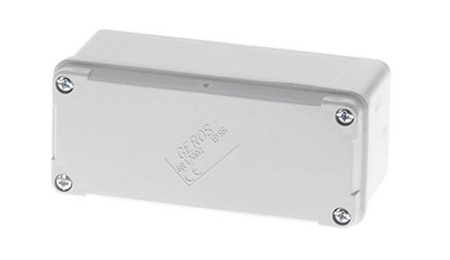 Wandmontierte Abzweigdose - 55 x 130 x 60 mm, IP 65 | GR17002    - GEROS - wasserdicht / Kunststoff