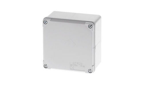 Wandmontierte Abzweigdose - 100 x 100 x 60 mm, IP 65 | GR17004 - GEROS - wasserdicht / Kunststoff
